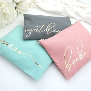 Customized makeup bags